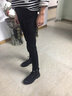 洛克華菲（Rock Fairwhale）男鞋冬季休閑鞋加絨保暖男士皮鞋高幫雪地靴2024新款馬丁靴男真皮 黑色加絨 39 曬單實(shí)拍圖