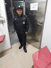 卓倫尚品保安工作服夏裝黑色保安制服男春秋執(zhí)勤服安檢服保安服短袖套裝 長袖+褲子+標志 M (165) 曬單實拍圖