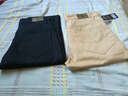 【兩件裝】帝創(chuàng  )者男士休閑褲男韓版修身小腳褲男秋季新款2022黑色褲子潮流百搭薄款休閑褲男彈力商務(wù)男褲 8008-2卡其色+送黑色 30（2尺3腰圍） 曬單實(shí)拍圖