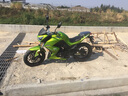 朗創(chuàng)（LANGCHUANG）摩托車鵬城牌川N19大蟒蛇左右雙排崎跑車賽車400cc雙缸水冷可上牌 綠色 電動款72V2000W裸車不含電池 曬單實拍圖