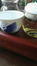 左茗右器玻璃茶杯家用透明水杯喝茶杯子辦公室會(huì)議杯花茶杯咖啡牛奶早餐杯 豎紋杯300ML帶蓋+杯墊+攪拌勺 曬單實(shí)拍圖