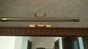 卡夢爾金色led防水霧鏡前燈簡約鏡燈歐式浴室衛(wèi)生間可旋轉(zhuǎn)鏡柜燈化妝燈 金色（43CM）9W暖光 曬單實拍圖