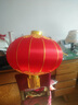 貝晗燈籠絨布鐵口大紅燈籠春節年貨全紅無(wú)字綢緞植絨開(kāi)業(yè)慶典結婚喬遷 80#鐵口綢緞燈籠 曬單實(shí)拍圖
