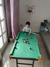 萬(wàn)凱親子兒童臺(tái)球桌 斯諾克桌球臺(tái) 兒童學(xué)生標(biāo)準(zhǔn) 家用臺(tái)球桌 玩具 1.2M可升降折疊款+乒乓球桌面 曬單實(shí)拍圖