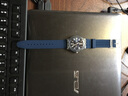 KHZ手表配件Swatch斯沃琪表帶超薄系列硅膠表帶適用于SFK397 SFK360 SFK361 深藍色 曬單實拍圖
