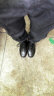 3513巡洋舰男靴特种户外工装靴皮靴男冬加绒棉鞋时装靴 黑色单靴 40 实拍图