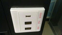 HD-LINK高清 VGA 音視頻 有線(xiàn)電視 USB 多功能 86型組合面板 墻壁插座面板 三口面板 曬單實(shí)拍圖