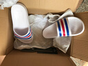 阿迪達斯（adidas）男鞋女鞋2026夏季新款休閑鞋防滑沙灘涼拖鞋 F35543/黑白經(jīng)典條紋 39 (240mm) 曬單實(shí)拍圖