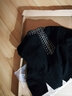 優(yōu)艾絲長(cháng)袖連衣裙女中長(cháng)款秋冬季休閑女裙子時(shí)尚釘珠顯瘦修身高腰A字裙 黑色 M (165) 曬單實(shí)拍圖