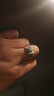 鑫萬福 PT鉑金鉆石男戒/鉆戒/結(jié)婚戒指紀(jì)念日送老公送父親生日禮物 鉑金共48分IJ色【約7.1g】 曬單實(shí)拍圖