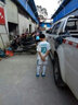 競雄（JINGXIONG） 兒童足球服套裝男女童皇馬足球訓練服巴黎球衣套裝梅西DIY定制 皇馬主場(chǎng) 24碼 兒童 身高（135-145CM) 曬單實(shí)拍圖