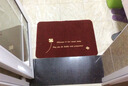 哈莫尼門(mén)廳腳墊門(mén)墊蹭土薄地墊入室客廳入戶(hù)防滑浴室洗手間進(jìn)門(mén)口玄關(guān)墊 棗紅色四葉草 40CMx60CM 曬單實(shí)拍圖