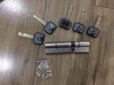 模帝樂（MUL-T-LOCK）不銹鋼防盜門鎖入戶門機(jī)械鎖臥室安裝服務(wù)大門鎖把手面板通用型 銀白色 配MT5鎖芯（100-110mm） 曬單實(shí)拍圖