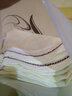 竹一百竹纖維方巾柔軟吸水小毛巾兒童竹炭口水巾寶寶洗臉大方巾34×34cm 米色4條 34*34cm 曬單實(shí)拍圖