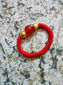 貝羅綺 足金黃金轉(zhuǎn)運(yùn)珠戒指女 指環(huán)戒子紅瑪瑙紅繩本命年戒指女友生日禮物 黃金瑪瑙轉(zhuǎn)運(yùn)珠戒指約0.2克 曬單實(shí)拍圖