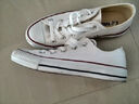 匡威（Converse）帆布鞋男鞋女鞋2025春季新款All Star經(jīng)典學(xué)生情侶低幫休閑鞋板鞋 白色101000/建議拍小一碼或半碼 36.5 曬單實(shí)拍圖