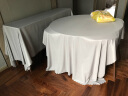 艾维乐沙发遮盖防尘布盖布设备家具遮灰布挡尘盖布遮盖防尘盖布防尘盖巾 浅灰 3.5X2.7米 方形餐桌+椅子 实拍图