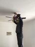 家御福燈飾風扇吊燈歐式鐵葉吊扇燈具客廳餐廳木葉簡約復古led電風扇燈家用 紅古色 42寸木葉3燈LED 拉控+遙控 曬單實拍圖