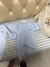 貝貝怡嬰兒連體衣四季男女寶寶衣服新生兒內(nèi)衣前開扣哈衣爬服 淺綠(升級款) 73cm （6-9月） 曬單實拍圖