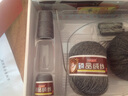 衣織都繡 羊絨線(xiàn)手工編織diy活撓貂絨線(xiàn)66貂羊毛線(xiàn)團黛貂絨毛線(xiàn) 233茶綠花 曬單實(shí)拍圖