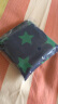 越恒家用折叠购物袋便携手提袋旅行收纳包买菜单肩包学生书袋A63B 深蓝绿星 1个装 实拍图
