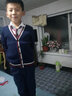 衣諾坊春秋兒童毛衣校服小學(xué)生幼兒園園服班服合唱演出服男女童套裝 藏青男款（針織衫+襯衫+褲子+領(lǐng)帶） 140 （建議體重54-67斤） 曬單實(shí)拍圖