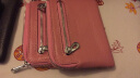 欧凡卡蒂真皮男士零钱包迷你小钱包女大容量钥匙包零钱袋卡包硬币包超薄 粉红色 实拍图