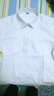 伯曼男裝春男士商務(wù)休閑純色長(cháng)袖襯衫抗皺長(cháng)袖襯衣職業(yè)男工作服襯衣男 BAM004-純白有口袋 38 曬單實(shí)拍圖