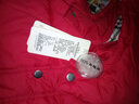 騎士貝勒男童羽絨服短款加厚兒童2022冬裝新款保暖外套中大童男孩冬裝韓版 鑲格羽絨服紅色 140 曬單實(shí)拍圖