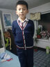 衣諾坊春秋兒童毛衣校服小學(xué)生幼兒園園服班服合唱演出服男女童套裝 藏青男款（針織衫+襯衫+褲子+領(lǐng)帶） 140 （建議體重54-67斤） 曬單實(shí)拍圖