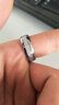颯雅 霧凇戒指男潮中指時(shí)尚飾品男士指環(huán)情侶對戒男友情人節禮物戒子 25號 曬單實(shí)拍圖