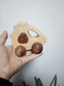 墨小小 學(xué)爬玩具6-24個月引導(dǎo)爬行嬰幼兒小車擺件木制禮物 小雞車 曬單實拍圖
