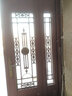奢極別墅大門(mén)中式泡釘門(mén)雙開(kāi)四開(kāi)對開(kāi)門(mén)農村進(jìn)戶(hù)門(mén)大門(mén)新款甲級防盜門(mén) 名門(mén)公館銅鋁拼接（大紅酸枝） 曬單實(shí)拍圖