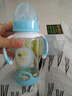 樂(lè )陪 新生兒寬口徑耐摔PPSU奶瓶SU10-11 180-280ML 天湖藍280ML 曬單實(shí)拍圖