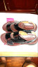 红蜻蜓男鞋凉鞋男夏季真牛皮舒适商务休闲沙滩鞋 黑色 40 实拍图