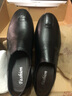 游虎（YOUHU）男鞋休閑皮鞋男真皮大碼軟底駕車(chē)鞋輕便百搭四季男鞋 黑色【單鞋四季款】 44 曬單實(shí)拍圖