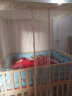 百思乐福 双胞胎婴儿床拼接大床边床实木无漆宝宝b摇床双人新生儿童床静音 双胞胎床+方形蚊帐+史努比床品 实拍图