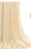 卡兰薇 丝巾女纯色防晒雪纺沙滩巾夏季空调纱巾四季通用丝巾长款披肩 米色 实拍图