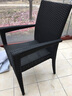 御藤美家（ROYAL RATTAN）戶桌椅酒吧咖啡廳藤椅室內(nèi)家具戶外庭院休閑桌椅 保拉納4椅+80cm鋁框威尼斯棕巖板圓桌 曬單實(shí)拍圖