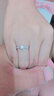 鉆石世家 閃耀新生18K金鉆石戒指30分顯鉆效果結(jié)婚鉆戒 生日紀念日禮物 4分 女士11號 曬單實拍圖