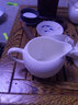 陶立方 手工青花手繪響杯陶瓷功夫茶具鯉魚(yú)茶杯斗笠茶盞TF-5058 6個(gè)一套 曬單實(shí)拍圖