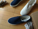 回力男女鞋休閑鞋春季一腳蹬帆布鞋透氣老北京布鞋時(shí)尚懶人鞋子豆豆鞋 藏青HL903 40 曬單實(shí)拍圖