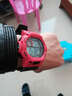 百圣牛學(xué)生電子手表夜光男表倒計時(shí)三組鬧鈴雙時(shí)區多功能運動(dòng)防水表 紅色 曬單實(shí)拍圖