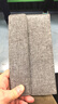 caifashcn 男士長(zhǎng)款防潑水錢(qián)包多功能多卡位銀行卡包手拿錢(qián)夾護(hù)照夾 護(hù)照夾藍(lán)灰(可裝iphone6s手機(jī)) 曬單實(shí)拍圖
