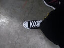 匡威（Converse）帆布鞋男鞋All Star常青款中性情侣学生高帮休闲运动板鞋女101010 101010 建议拍小一码 40 实拍图