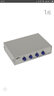 邁拓維矩 MT-RJ45-4 4口 網(wǎng)絡(luò )共享器切換器 4進(jìn)1出 內外網(wǎng)切換 網(wǎng)線(xiàn)切換 曬單實(shí)拍圖