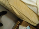 艾维（I-WILL）纯色磨毛夹棉床罩 可折叠床垫保护罩套双人床褥子1.5米 高贵白 实拍图