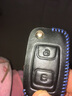 適用于全新自由艦汽車鑰匙皮套 英倫專用鑰匙包 車用遙控保護(hù)套改裝遙控包 手縫款 藍(lán)色(全球鷹標(biāo)) 曬單實(shí)拍圖