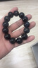 卡薇亞天然虎眼石手串男女士情侶款鷹眼石木變石水晶手鏈生日情人節禮物 藍虎眼石配證書(shū) 珠徑18mm左右 曬單實(shí)拍圖