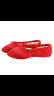 艾舞戈 儿童舞蹈鞋女童芭蕾舞鞋体操鞋现代舞练功鞋软底粉瑜伽猫爪鞋 红色-免系带 37 实拍图